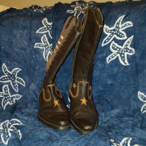 Geox | Shoes | Geox Cowboy Boots Brown 